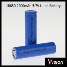 Vision IMR 18650 Battery 3.7v 2200mAh